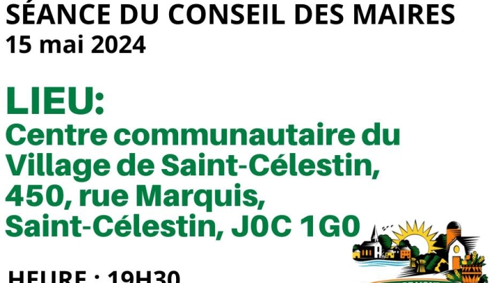 SÉANCE DU CONSEIL DES MAIRES