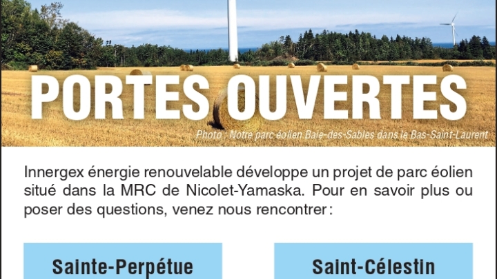 PORTES OUVERTES PROJET ÉOLIEN