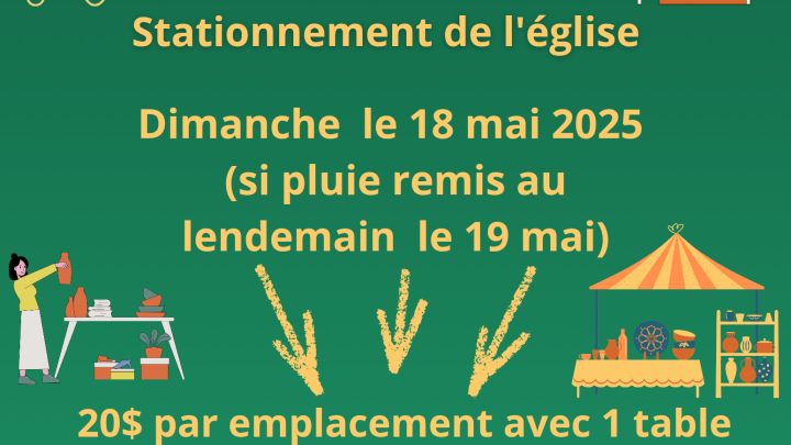 MARCHÉ AUX PUCES * REMIS AU 24 MAI *