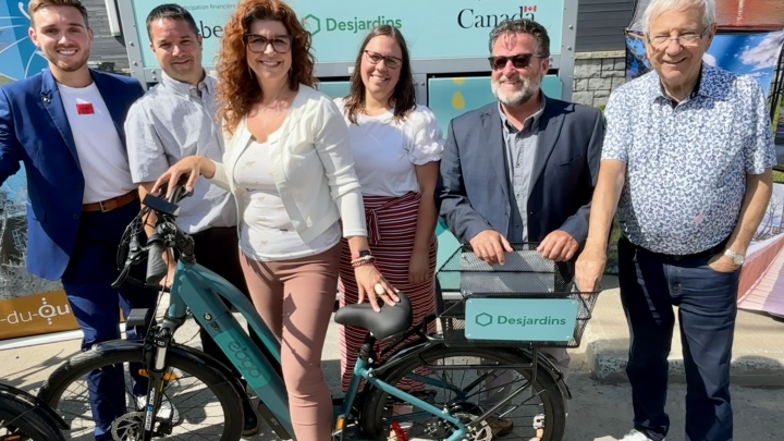 LANCEMENT DU PROJET DE VÉLOS EN LIBRE-SERVICE DE LA MRC DE NICOLET-YAMASKA