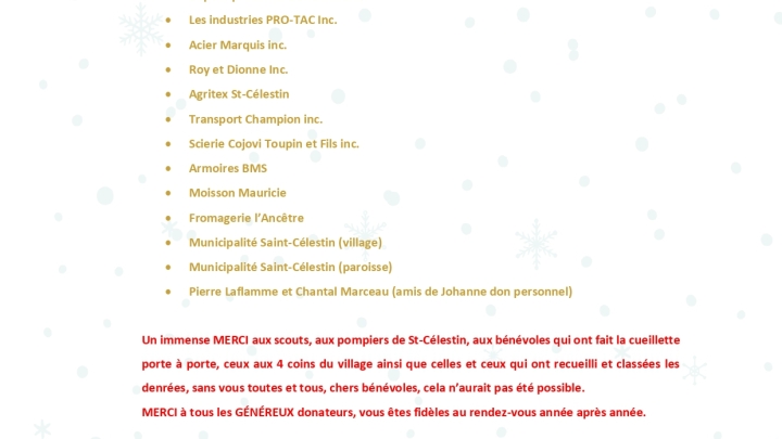 REMERCIEMENTS - GUIGNOLÉE 2024