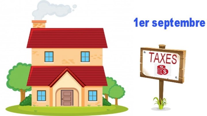 PAIEMENT DES TAXES MUNICIPALES : 3E VERSEMENT LE 1ER SEPTEMBRE