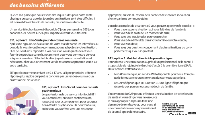 LE 811 ET SES TROIS OPTIONS POUR DES BESOINS DIFFÉRENTS