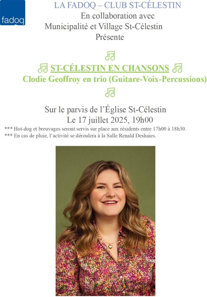 SAINT-CÉLESTIN EN CHANSON