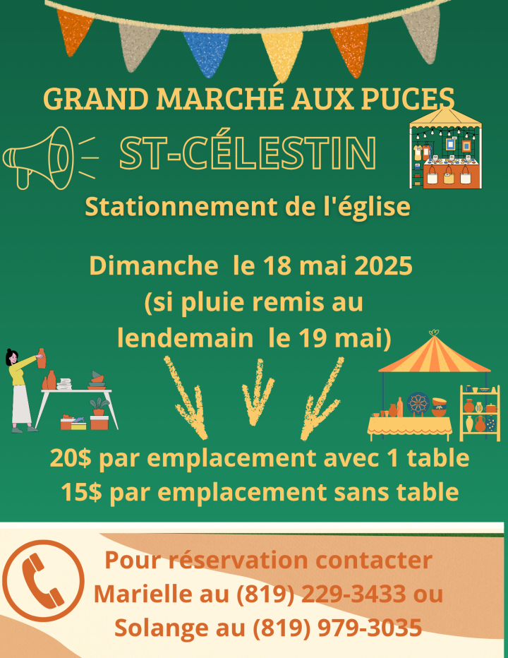 MARCHÉ AUX PUCES * REMIS AU 24 MAI *