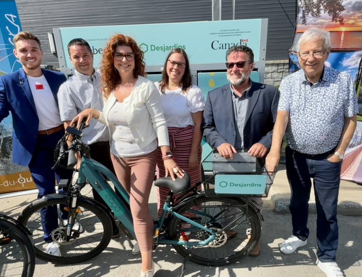 LANCEMENT DU PROJET DE VÉLOS EN LIBRE-SERVICE DE LA MRC DE NICOLET-YAMASKA