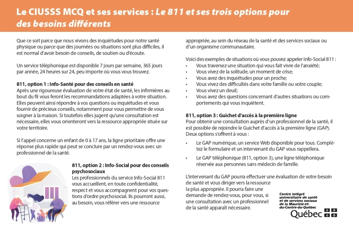 LE 811 ET SES TROIS OPTIONS POUR DES BESOINS DIFFÉRENTS