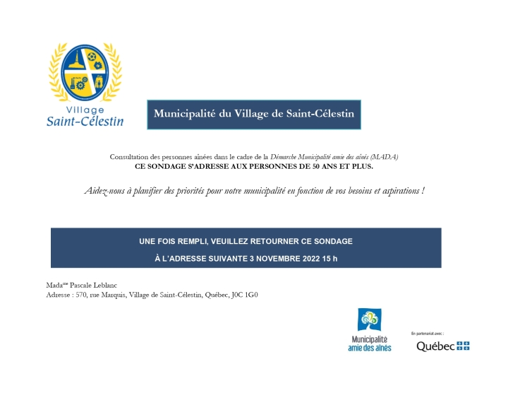 QUESTIONNAIRE POUR LA CONSULTATION MADA