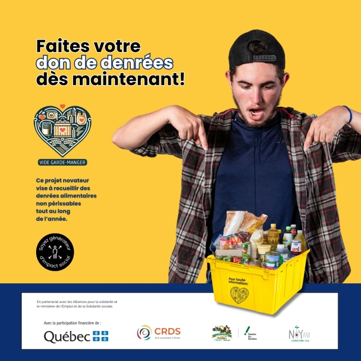 LE VIDE GARDE-MANGER EST OFFICIELLEMENT LANCÉ!